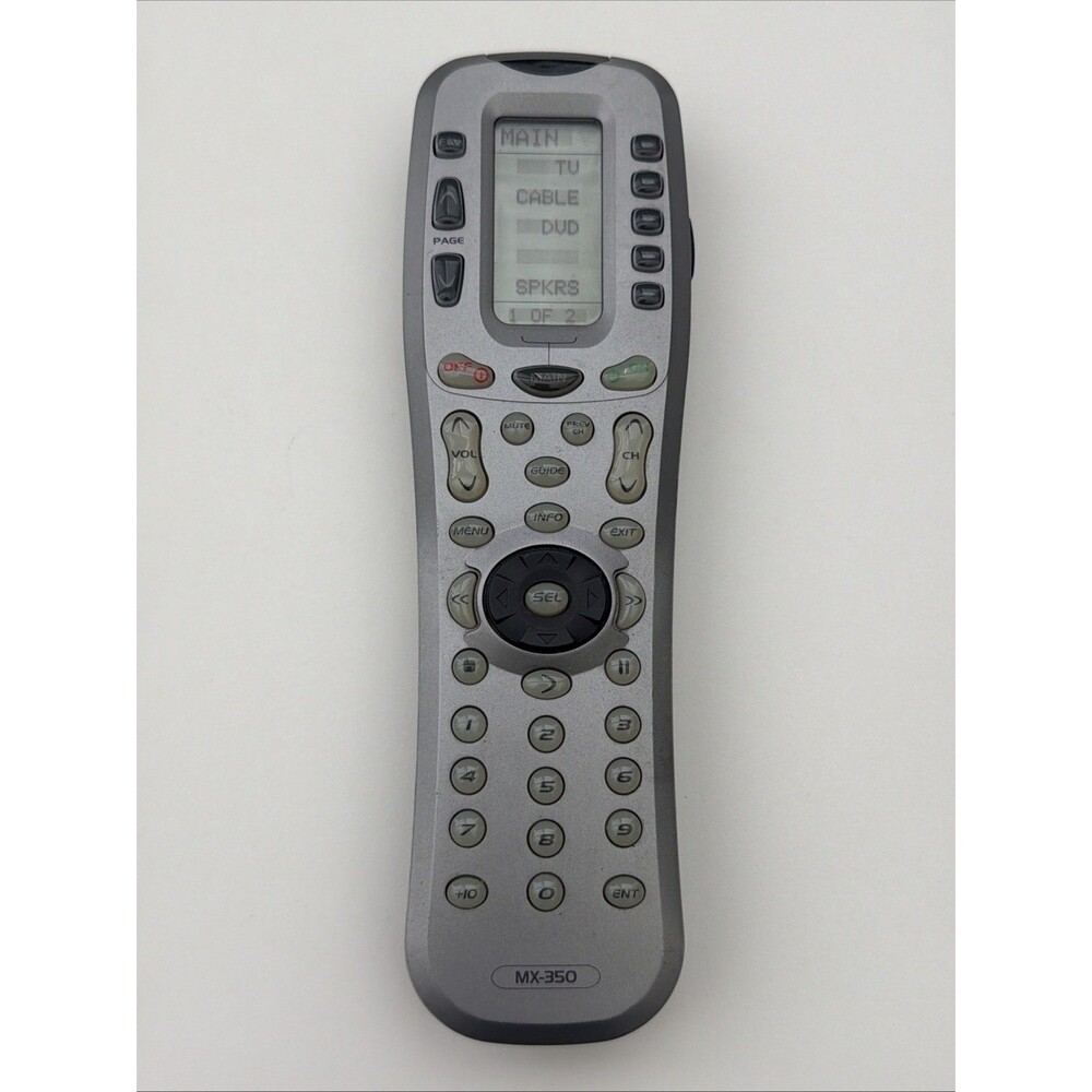 Osiris MX-350 Programmable Universal Remote Control Silver TESTED Works